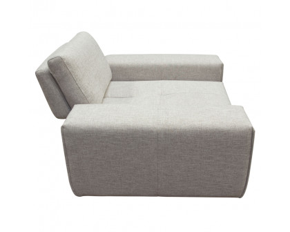 Diamond Sofa - Jazz Modular Fabric 1-Seater with Adjustable Backrest in Light Barley