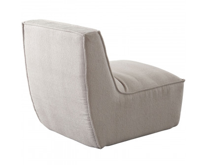 Diamond Sofa™ Jonas Fabric Armless Accent Chair - Tan