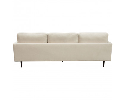 Diamond Sofa Kelsey Fabric Reversible Chaise Sectional - Cream