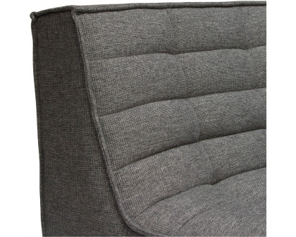 Diamond Sofa™ Marshall Scooped Seat Armless Fabric Chair - Gray