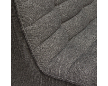 Diamond Sofa™ Marshall Scooped Seat Armless Fabric Chair - Gray