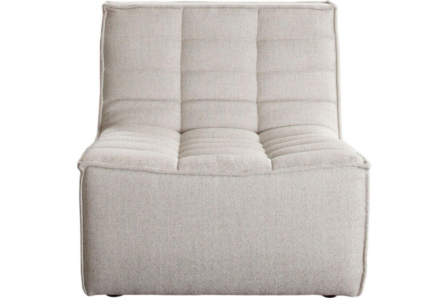 Diamond Sofa™ Marshall Scooped Seat Armless Fabric Chair - Sand