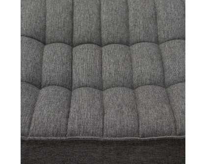 Diamond Sofa Marshall Scooped Seat Fabric Ottoman - Gray