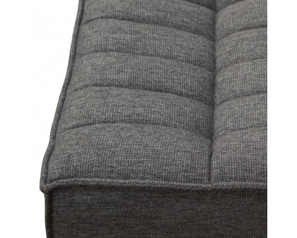 Diamond Sofa Marshall Scooped Seat Fabric Ottoman - Gray