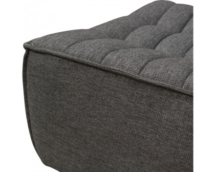 Diamond Sofa Marshall Scooped Seat Fabric Ottoman - Gray