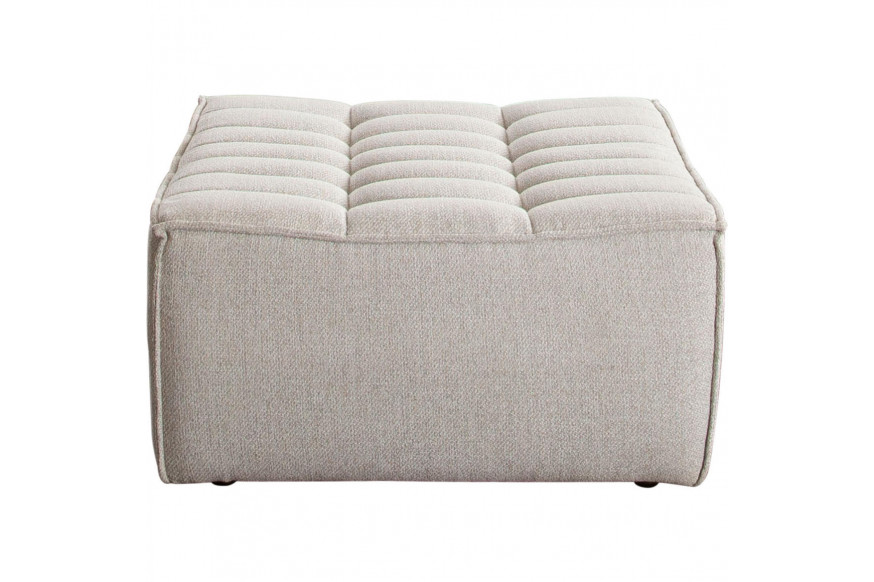 Diamond Sofa™ Marshall Scooped Seat Fabric Ottoman - Sand