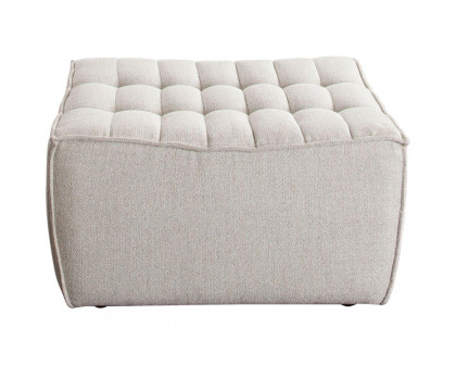 Diamond Sofa™ Marshall Scooped Seat Fabric Ottoman - Sand