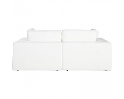 Diamond Sofa Muse 2PC Performance Fabric Modular Sofa - Mist White