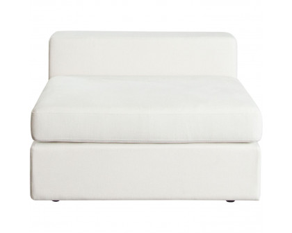 Diamond Sofa™ Muse Performance Fabric Armless Chair - Mist White