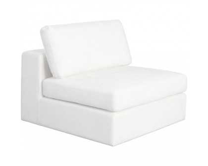 Diamond Sofa™ Muse Performance Fabric Armless Chair - Mist White