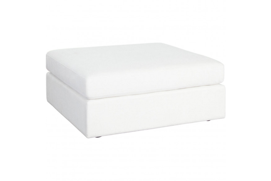 Diamond Sofa™ Muse Performance Fabric Ottoman - Mist White