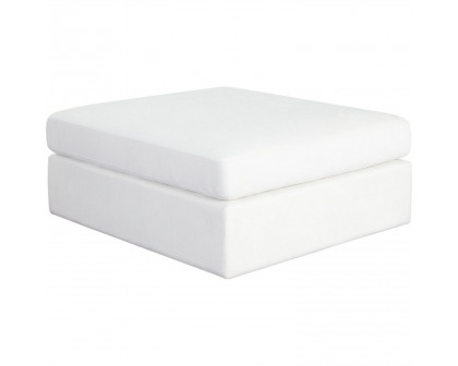 Diamond Sofa™ Muse Performance Fabric Ottoman - Mist White