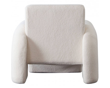 Diamond Sofa™ Noa Sherpa Fabric Accent Chair - Ivory