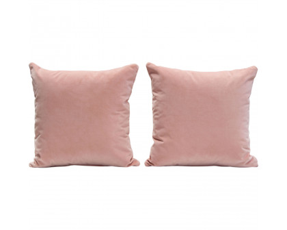 Diamond Sofa - 16" Square Fabric Accent Pillows (Set of 2)