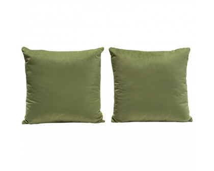 Diamond Sofa - 16" Square Fabric Accent Pillows (Set of 2)