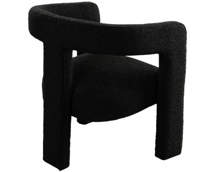 Diamond Sofa Scout Boucle Fabric Dining/Accent Chair - Black