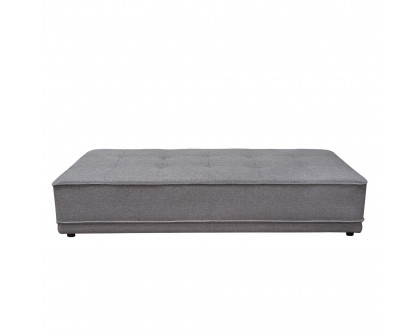 Diamond Sofa - Slate Polyester Fabric Lounge Seating Platform with Moveable Backrest Supports in Gray