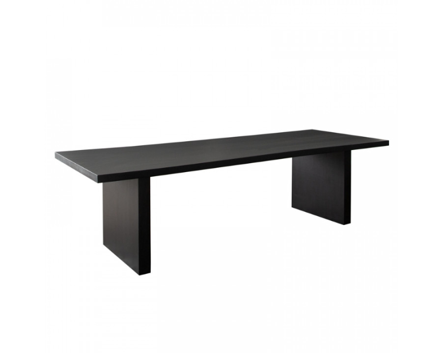 Diamond Sofa Sonoma 110" Wood Dining Table - Black Finish