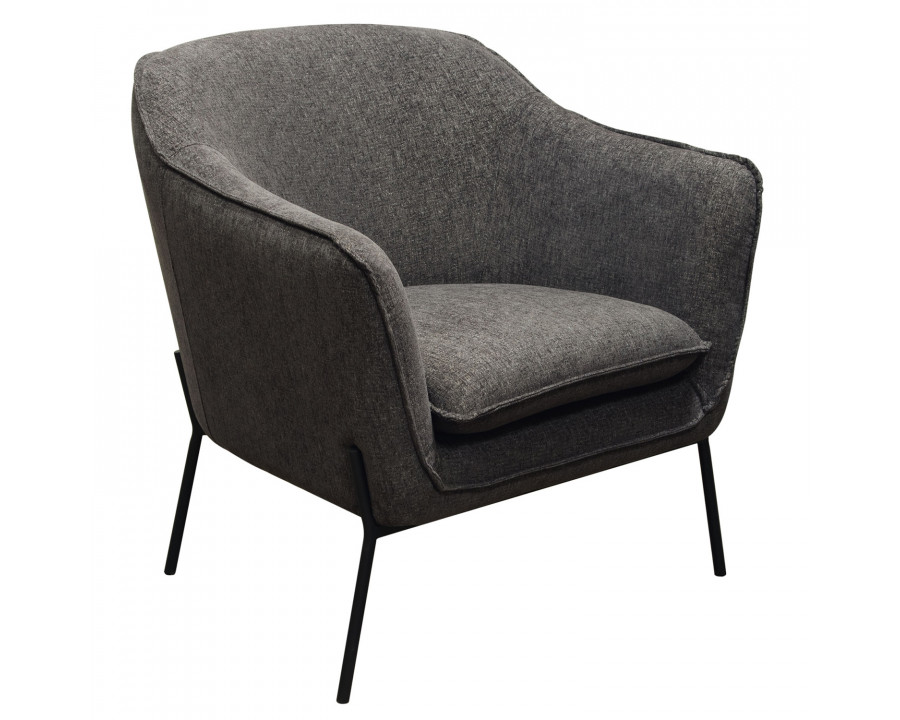 Diamond Sofa - Status Fabric Accent Chair with Metal Leg