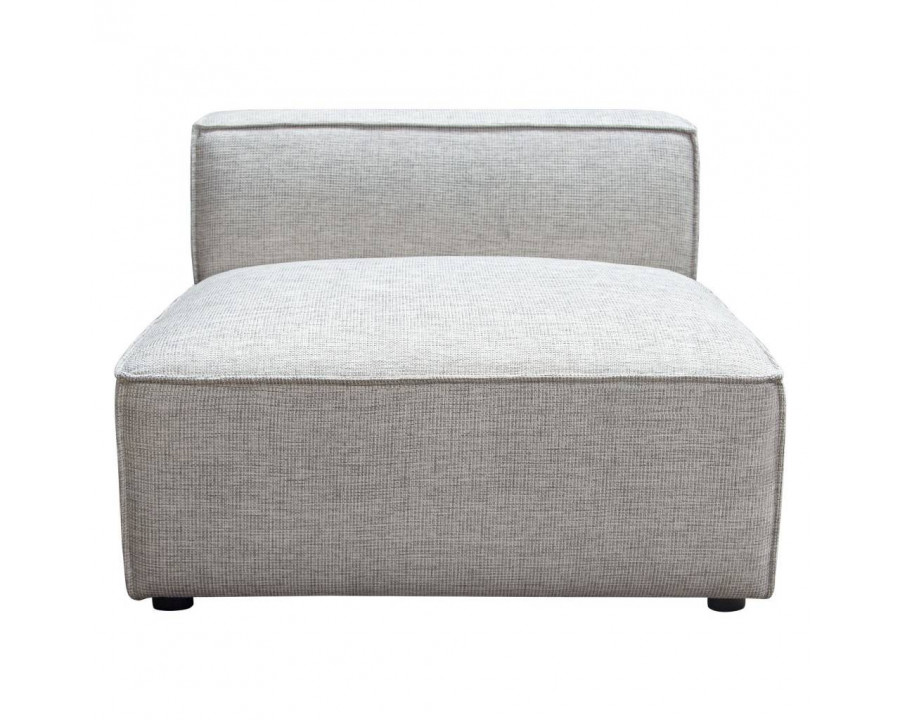 Diamond Sofa - Vice Fabric Armless Chair in Barley