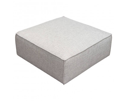 Diamond Sofa™ Vice Fabric Square Ottoman - Barley