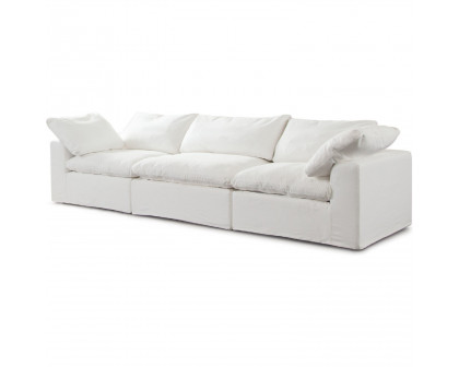 Diamond Sofa Willow 3PC Linen Fabric Modular Sofa - White