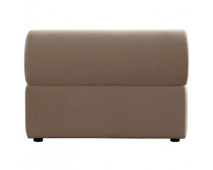 Diamond Sofa™ Zia Performance Velvet Fabric Armless Chair - Light Camel