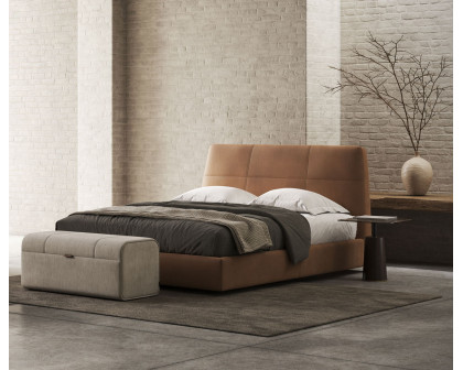 Domkapa Shelby Bed Mattress 193x203cm - Rupert Toffee