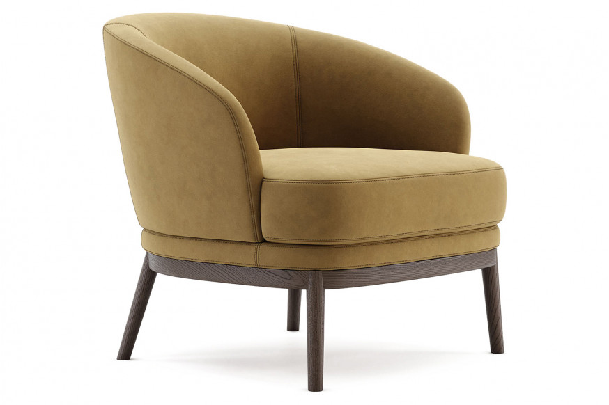 Domkapa™ Ruth Armchair - Walnut Stained Beech