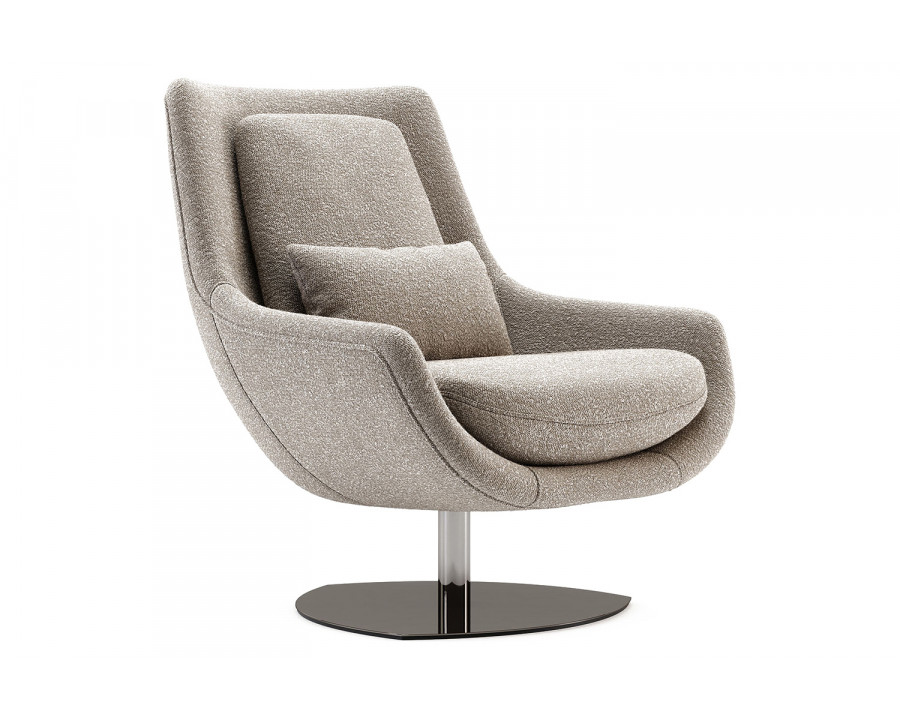 Domkapa Elba Armchair - Brushed Stainless Steel