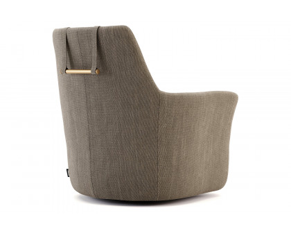 Domkapa™ Alexander Armchair - Gold Brushed Stainless Steel, Cross-Stitching