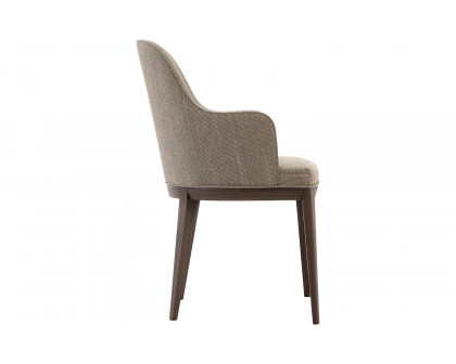 Domkapa - Anna Chair with Armrest Wooden Baseboard