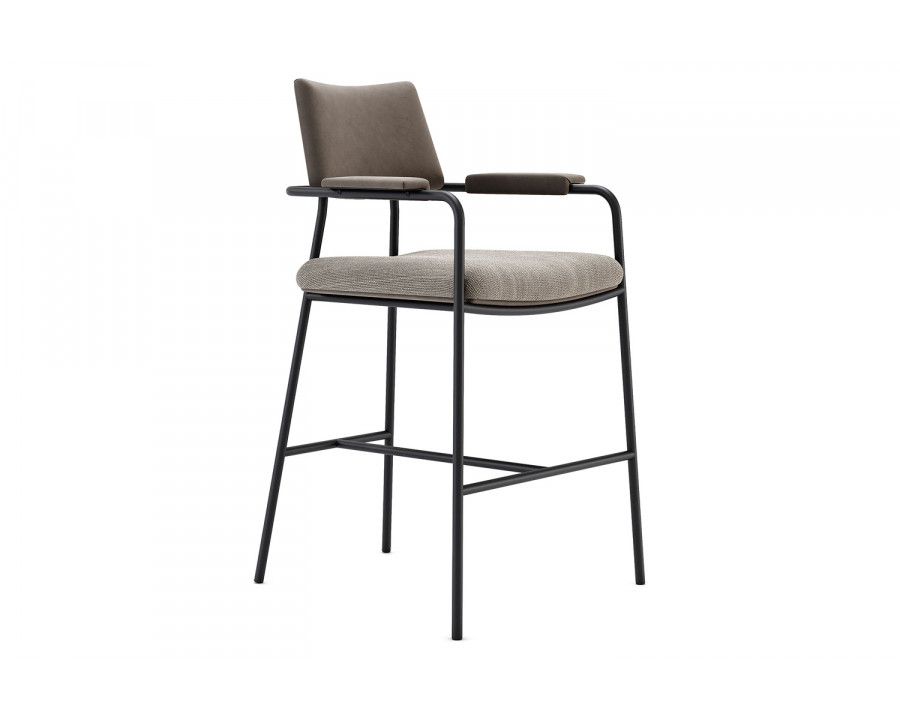 Domkapa Stranger Counter Chair - Polished Stainless Steel