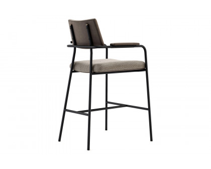 Domkapa Stranger Counter Chair - Polished Stainless Steel