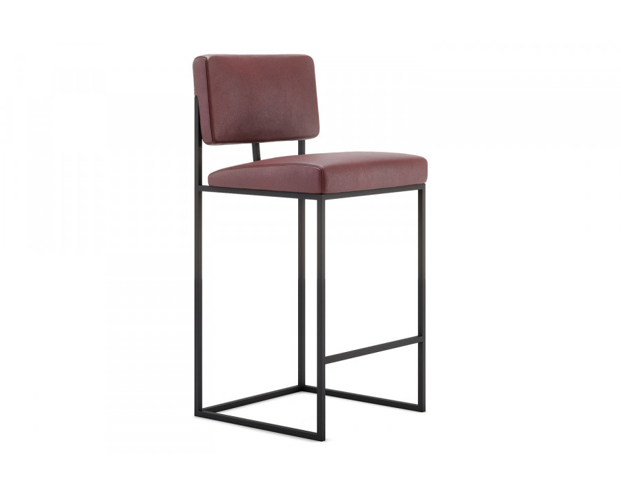 Domkapa Gram Counter Chair - Brushed Stainless Steel