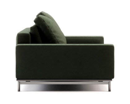 Domkapa Parker 2 Seats Sofa - Black Texturized Steel