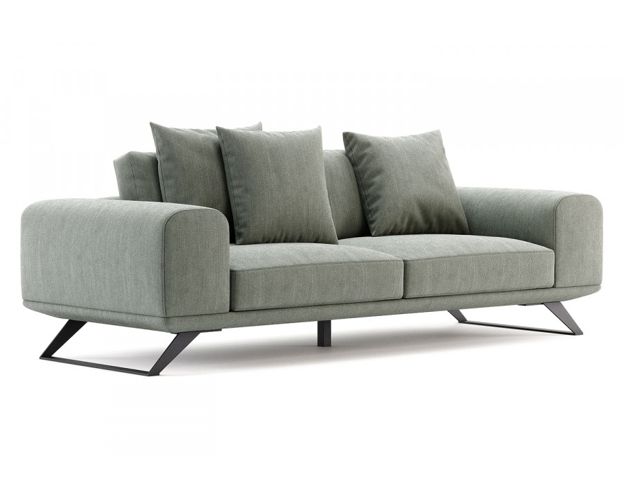 Domkapa Aniston 3 Seats Sofa - Gold Brushed Stainless Steel