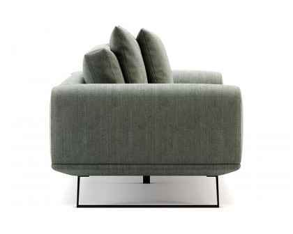 Domkapa Aniston 3 Seats Sofa - Brushed Stainless Steel