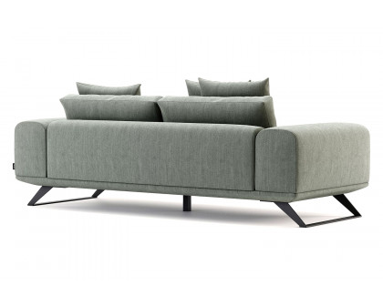 Domkapa Aniston 3 Seats Sofa - Brushed Stainless Steel