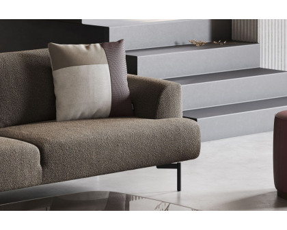 Domkapa Taís 3 Seats Sofa - Polished Stainless Steel