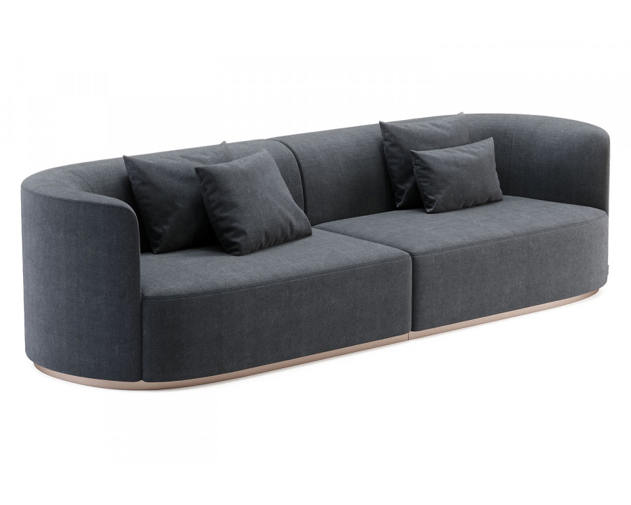 Domkapa Chloe 3 Seats Sofa - Brushed Stainless Steel