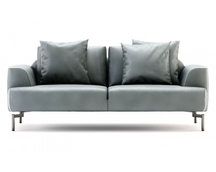 Domkapa Taís 2 Seats Sofa - White Texturized Steel