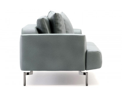 Domkapa Taís 2 Seats Sofa - Black Texturized Steel