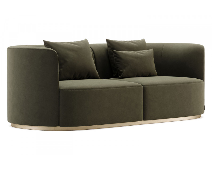 Domkapa Chloe 2 Seats Sofa - Rose Gold Polished