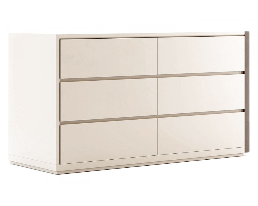 Domkapa Taylor Console with 6 Drawers Left / Right - Natural Walnut