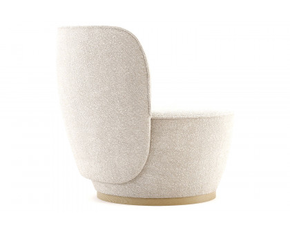 Domkapa Pearl Armchair Swivel - Gold Brushed Stainless Steel