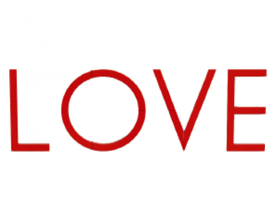 Driade Love Lettering - Red