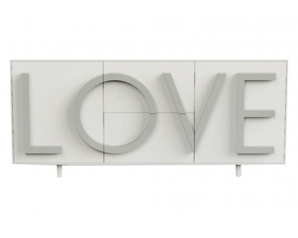 Driade Love Medium Cabinet - White/Light Gray