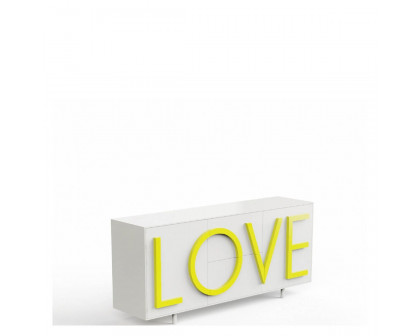 Driade Love Medium Cabinet - White/Yellow