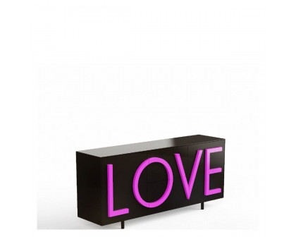 Driade Love Medium Cabinet - Black/Pink